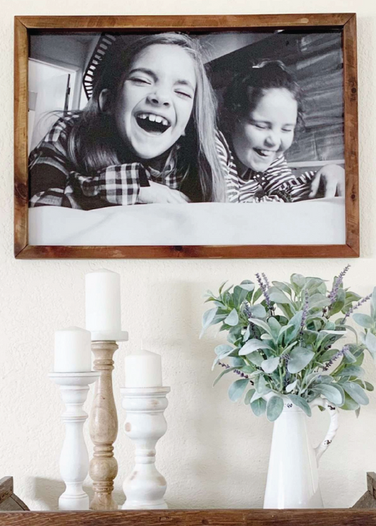 DownHome Woods 16x32 Photo and Frame