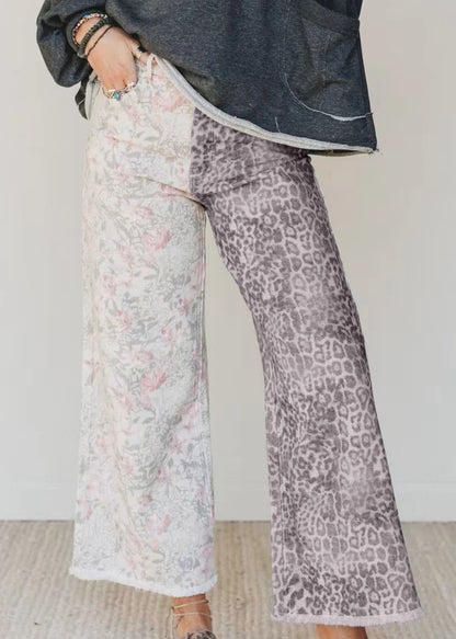 Flower Child Leopard Denim
