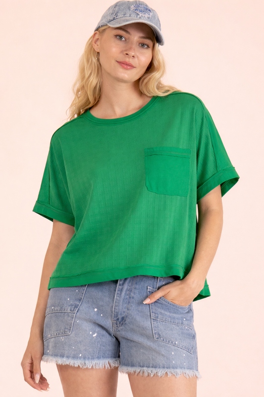 The Go-To Textured Tee