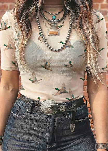 Mallard Muse Mesh Top