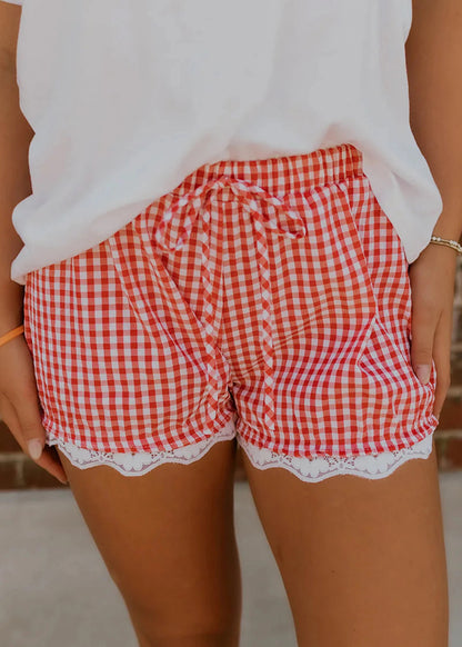 Sweetheart Gingham Shorts