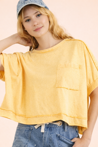 Oversized Comfy Crop