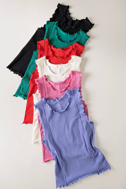 Flirt Hem Fitted Top