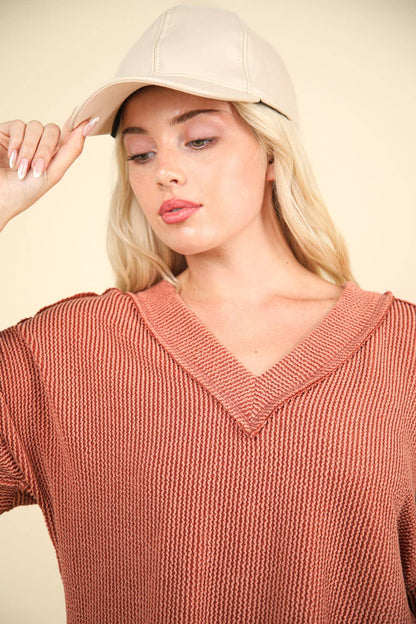 Otto V-Neck Knit Top