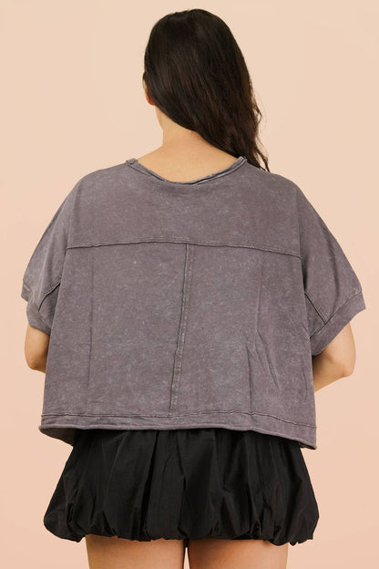 Oversized Comfy Crop