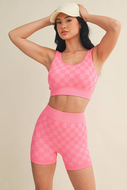 Checkmate Cropped Bralette