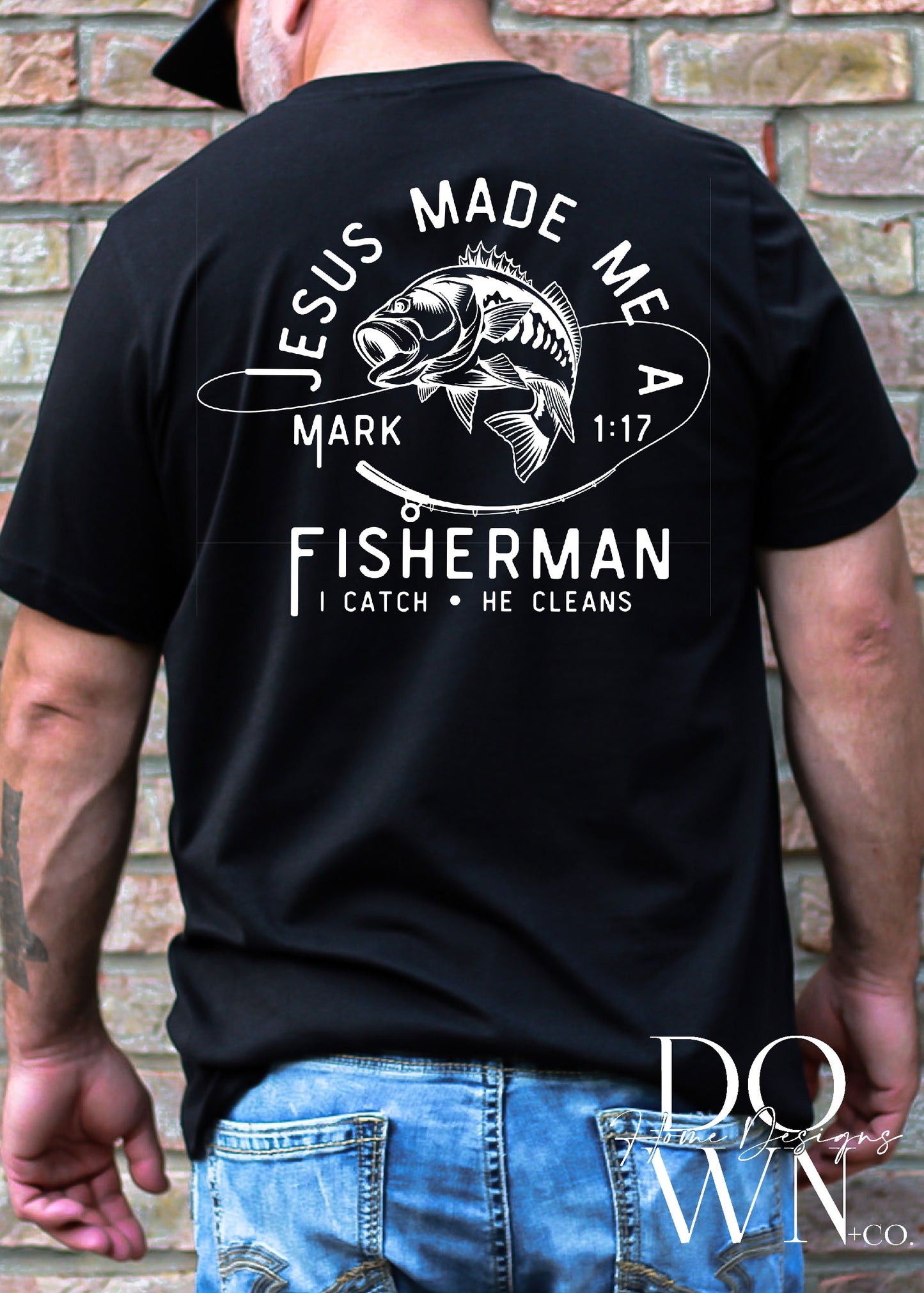 Jesus Made Me Fishermen Tee