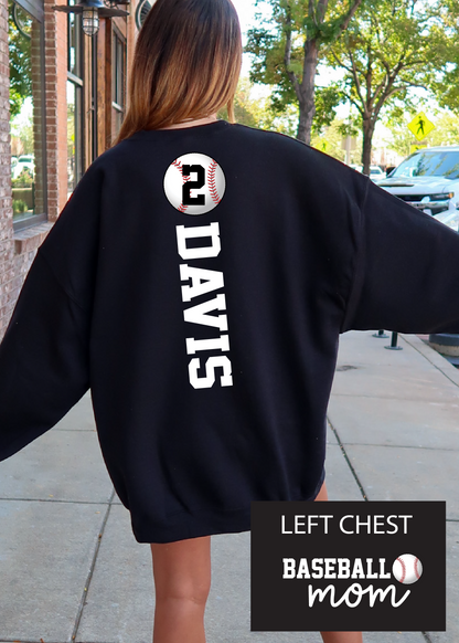 Custom Team Mom Sweatshirt