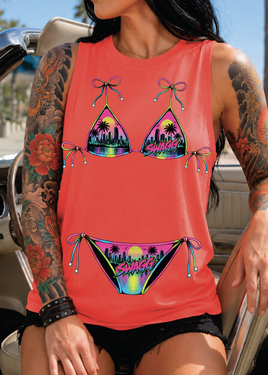 Swagg Bikini Comfort Color Tank