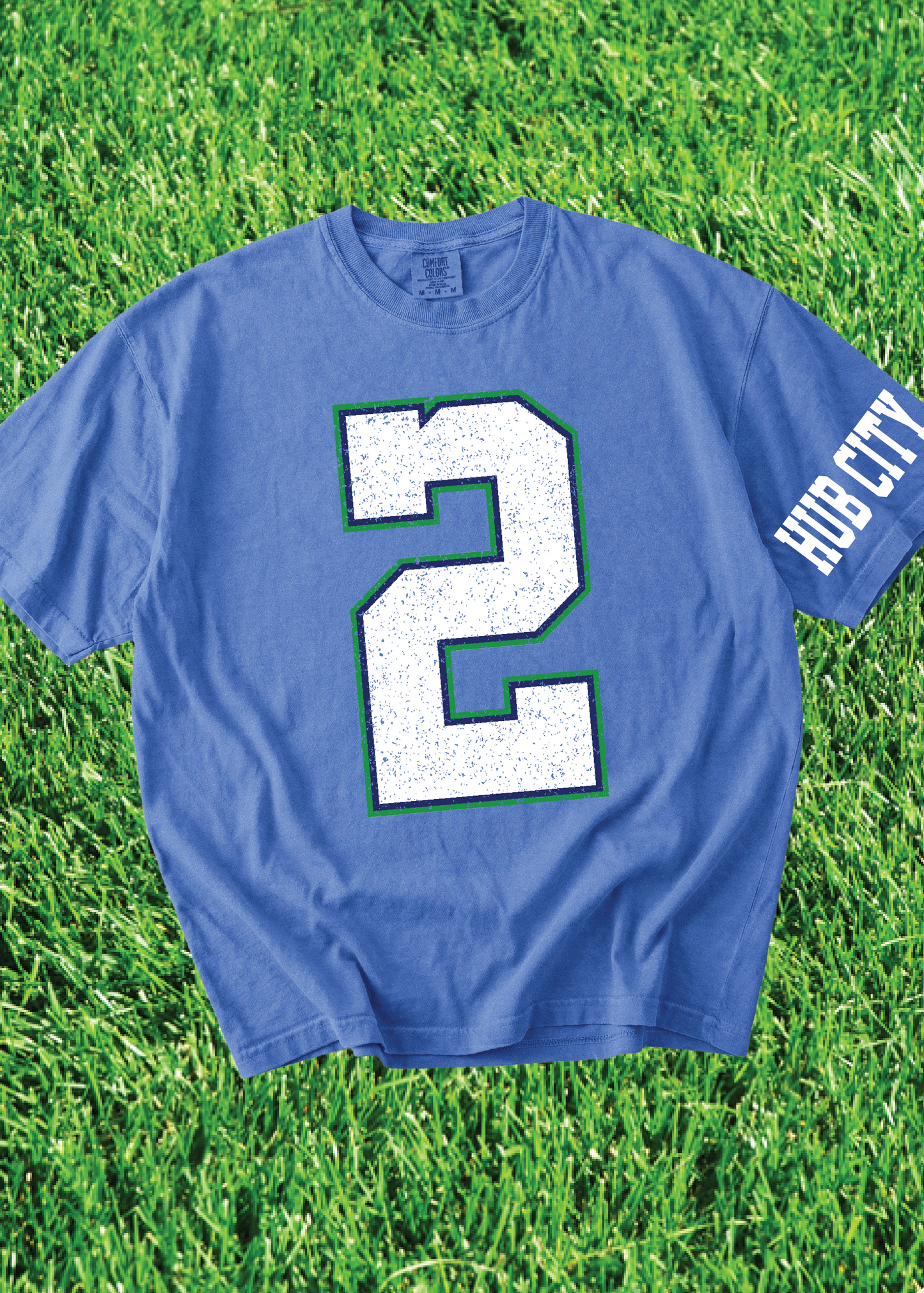 OVERSIZED NUMBER COMFORT COLOR TEE
