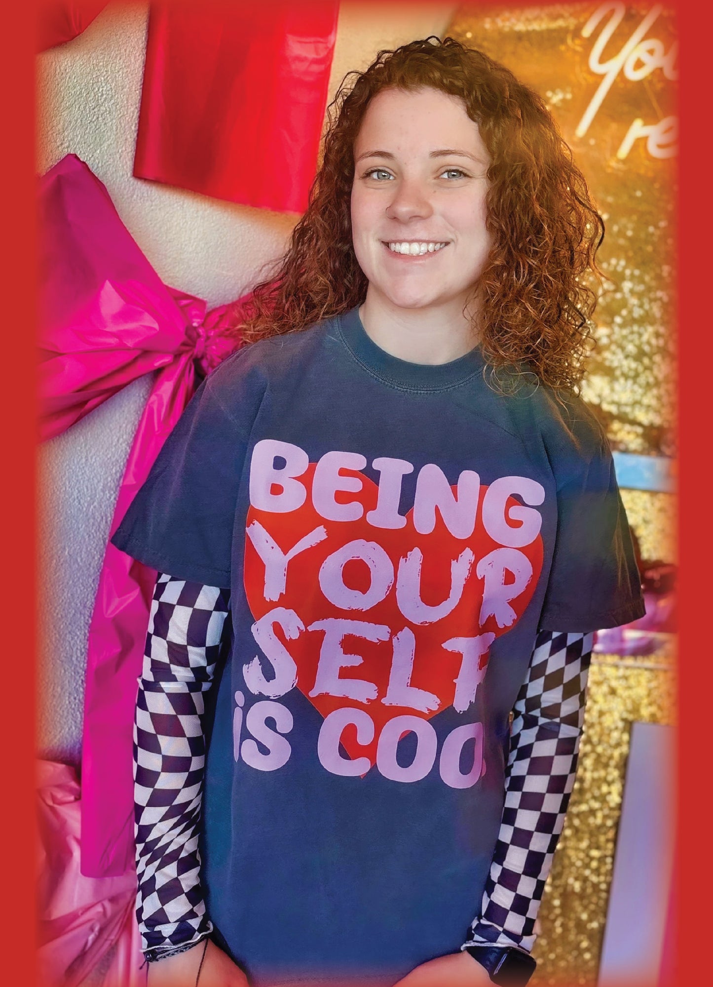 Being Yourself Is Cool Comfort Color Tee