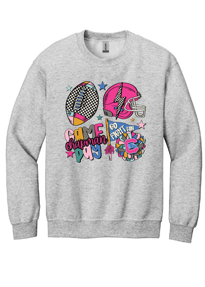 Colorful Checkered Chapman Game Day Sweatshirt
