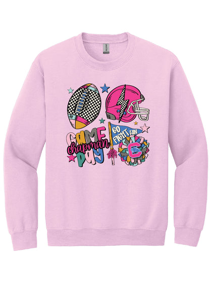 Colorful Checkered Chapman Game Day Sweatshirt