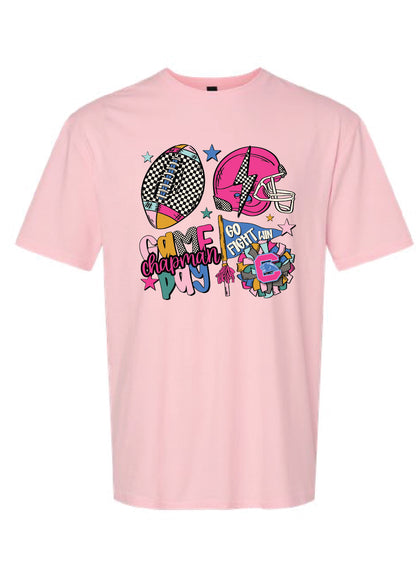 Colorful Checkered Chapman Game Day Tee
