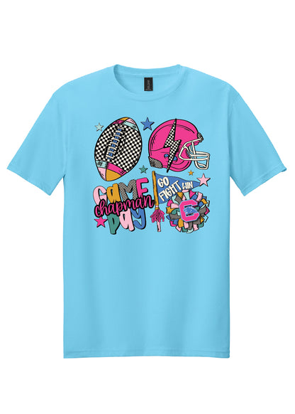 Colorful Checkered Chapman Game Day Tee