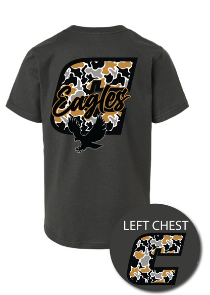 Chesnee C Black + Gold ADULT tee