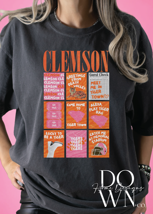 CU Collage Stack Tee