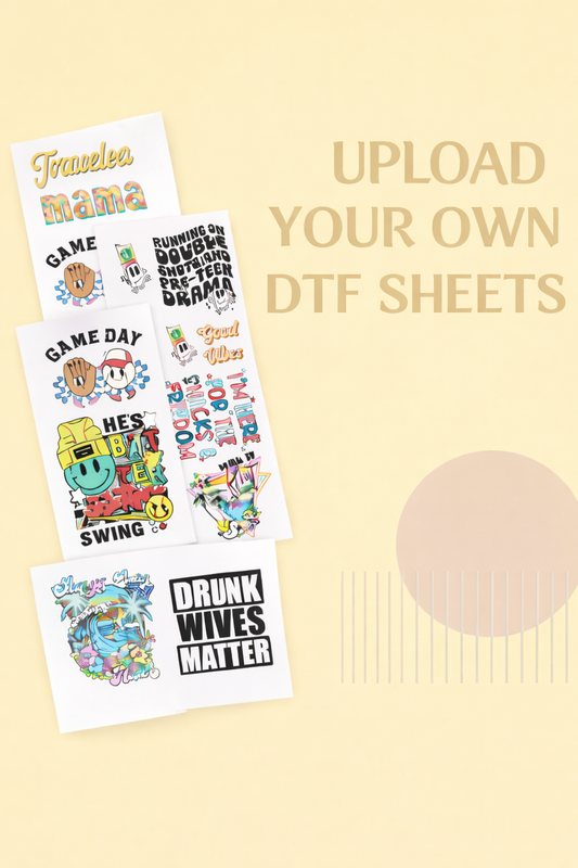 CUSTOM DTF INDIVIDUAL TRANSFERS BY SIZE