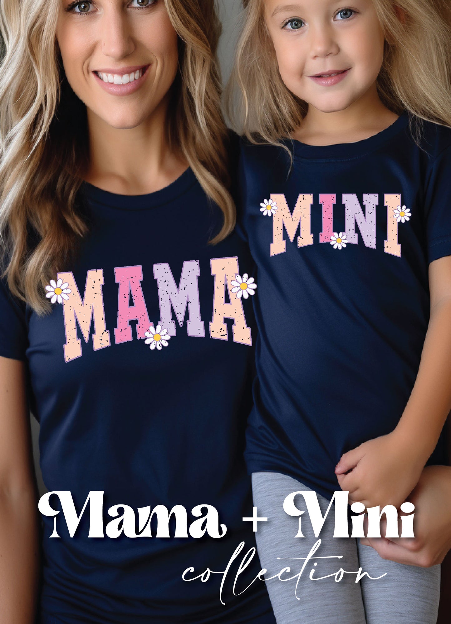 Daisy Block Mama + Mini Tee