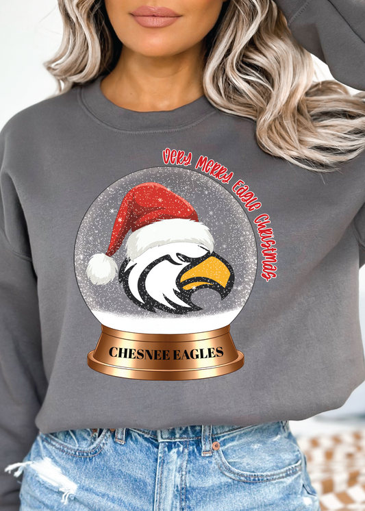 Custom Snowglobe Mascot Crewneck