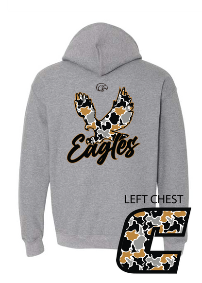 Flying Eagle BLACK AND GOLD Hoodie