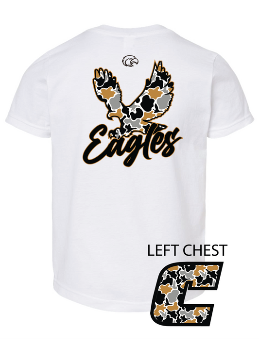 Flying Eagle Black + Gold ADULT tee