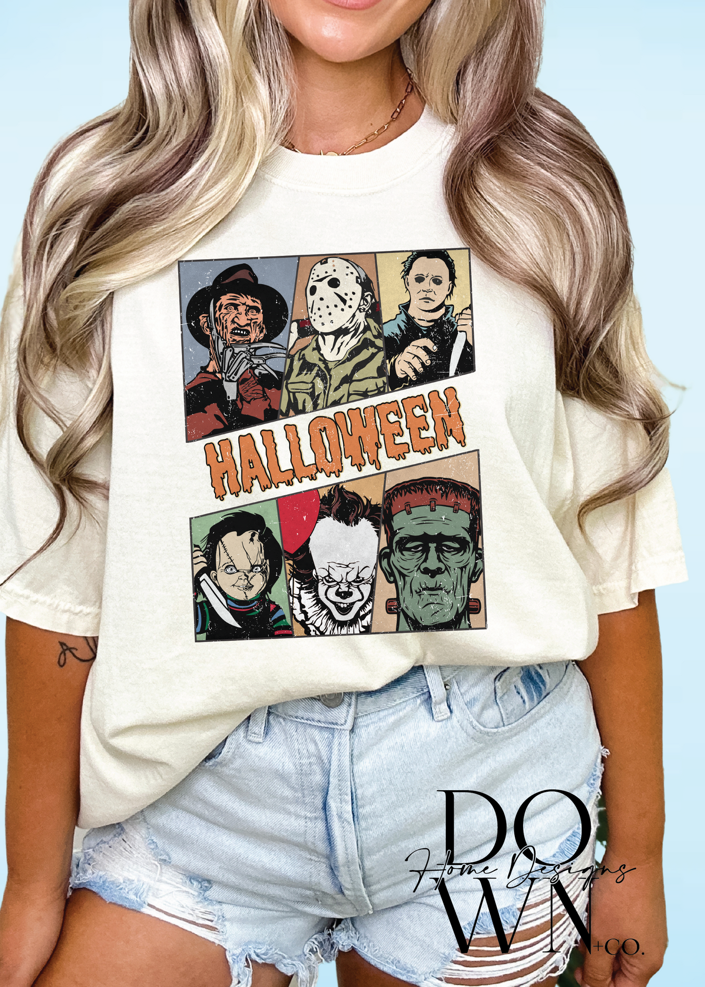 Halloween Grunge Collage Tee