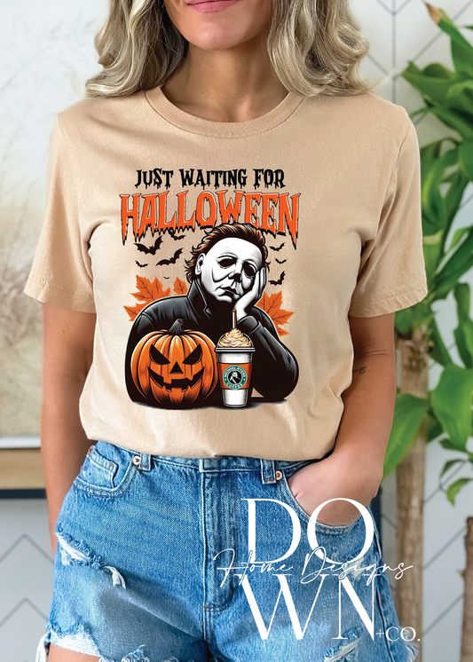 Waiting on Halloween Starbies Tee