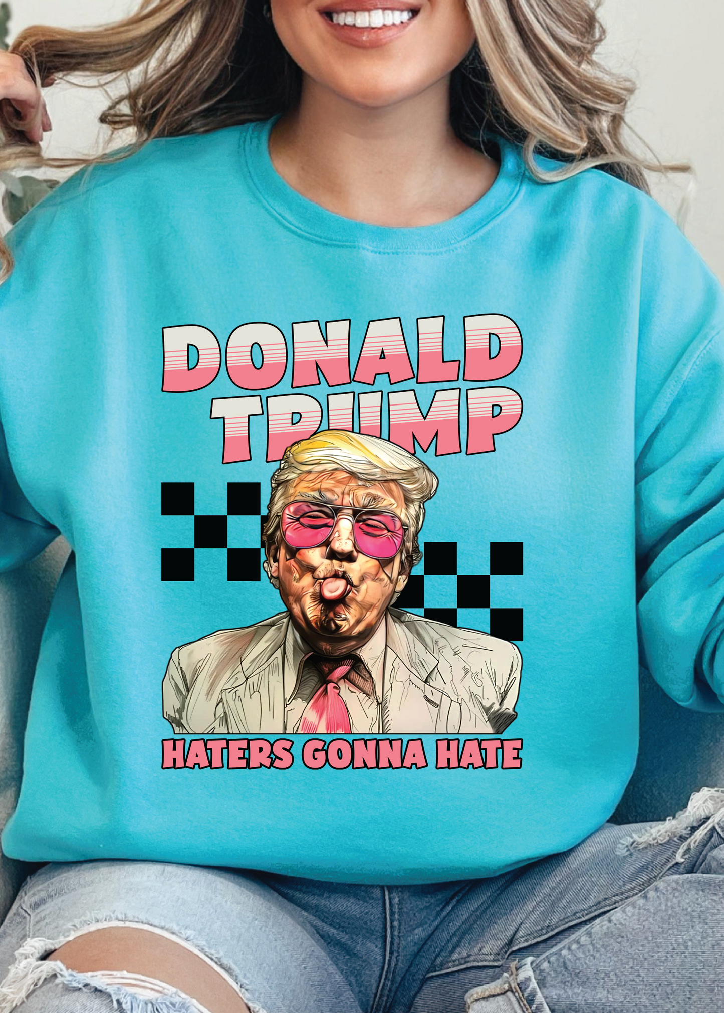 Haters gonna hate Trump Crewneck