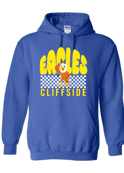 Cliffside Retro Checkered Hoodie