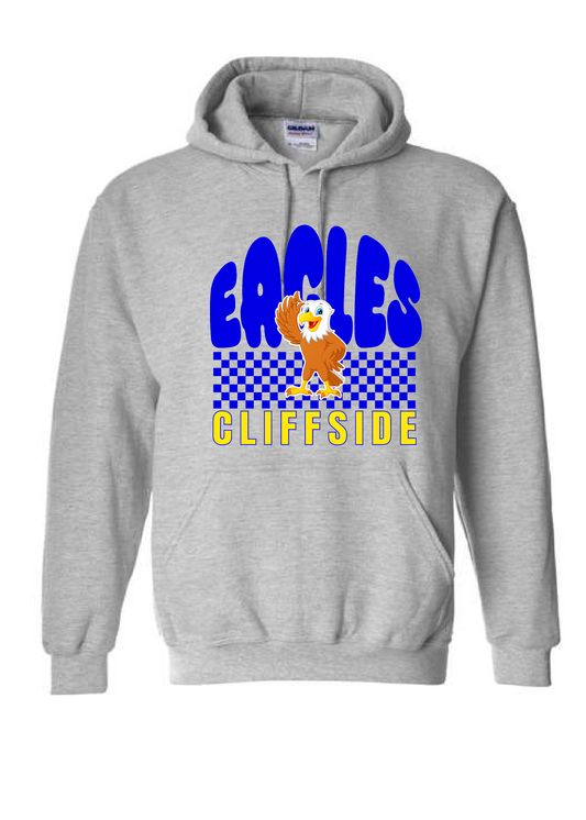 Cliffside Retro Checkered Hoodie