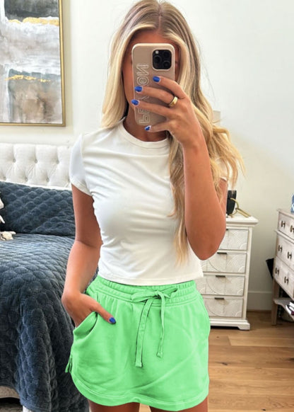 French Terry Mini Skort