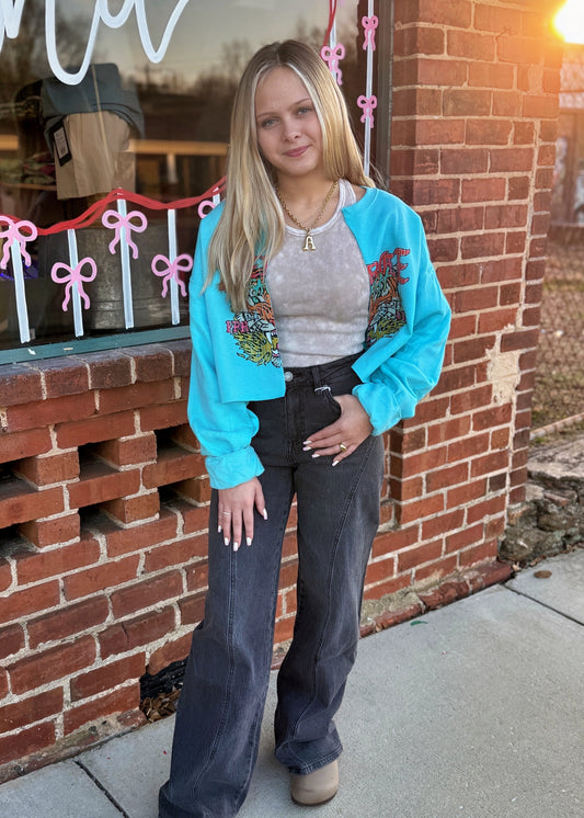 Luxe Bella Seam Detail Wide Leg Jeans-P073199