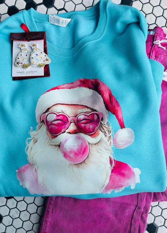 Bubblegum Santa Crewneck