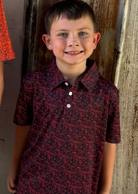 Boy's Rooster Polo