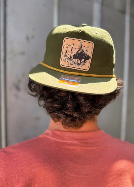 Hanging Turkey Green Hat