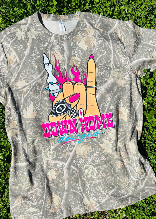 DHD Western Camo Graphic Tee