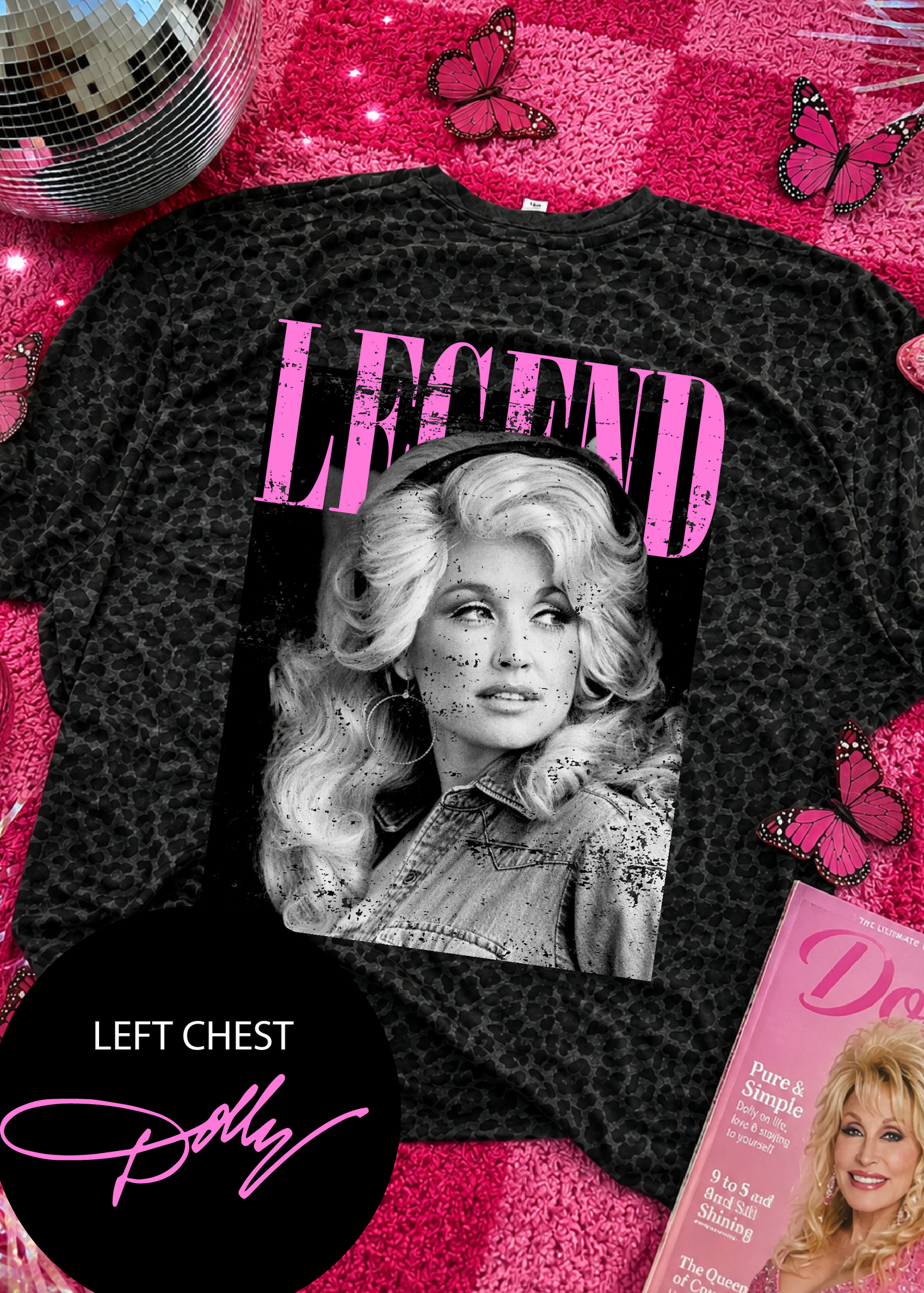 QUEEN OF COUNTRY LEOPARD TEE