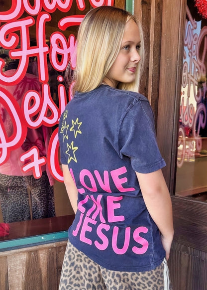 Love Like Jesus Mineral Wash Tee