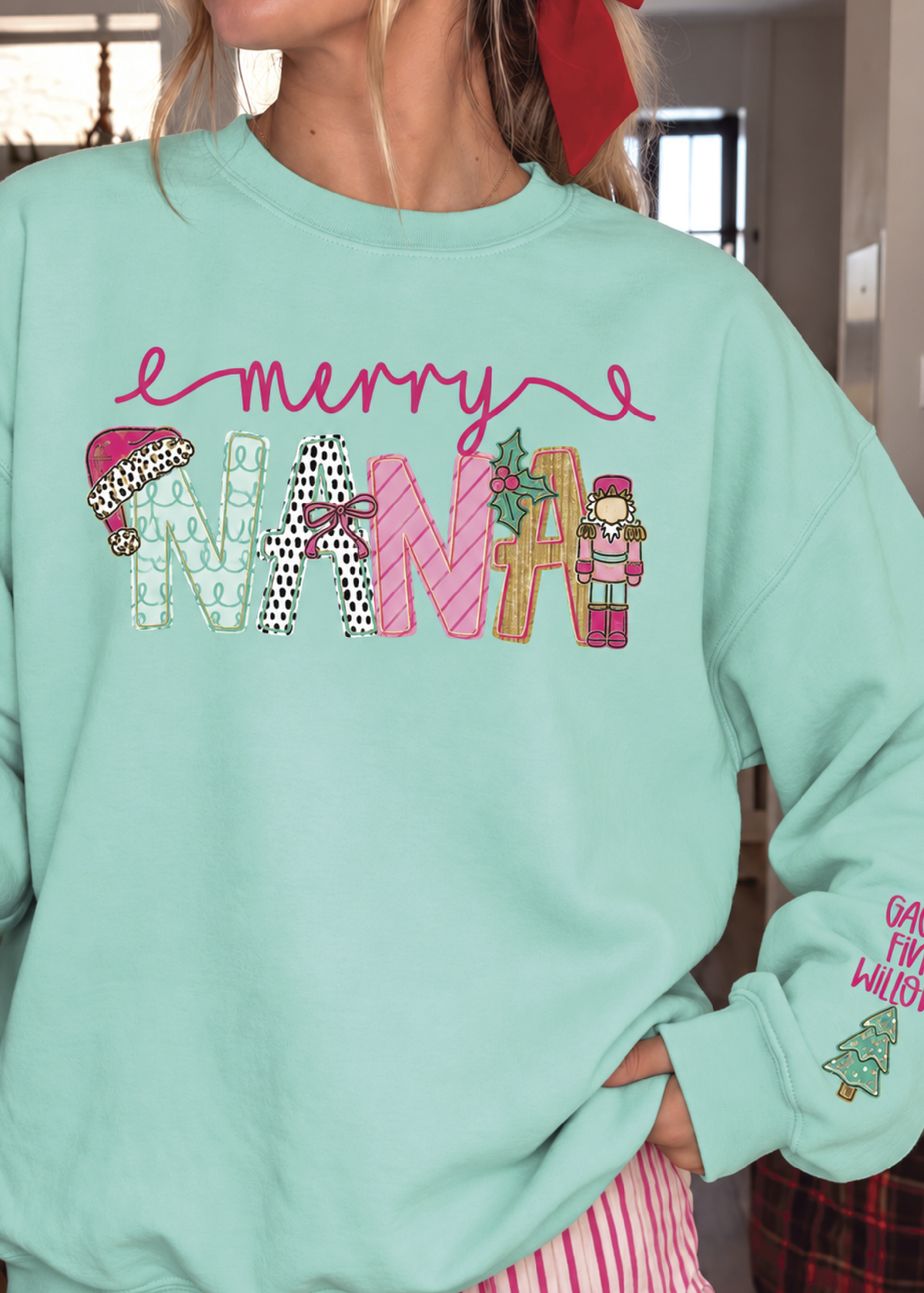Preppy Christmas Custom Sweatshirt