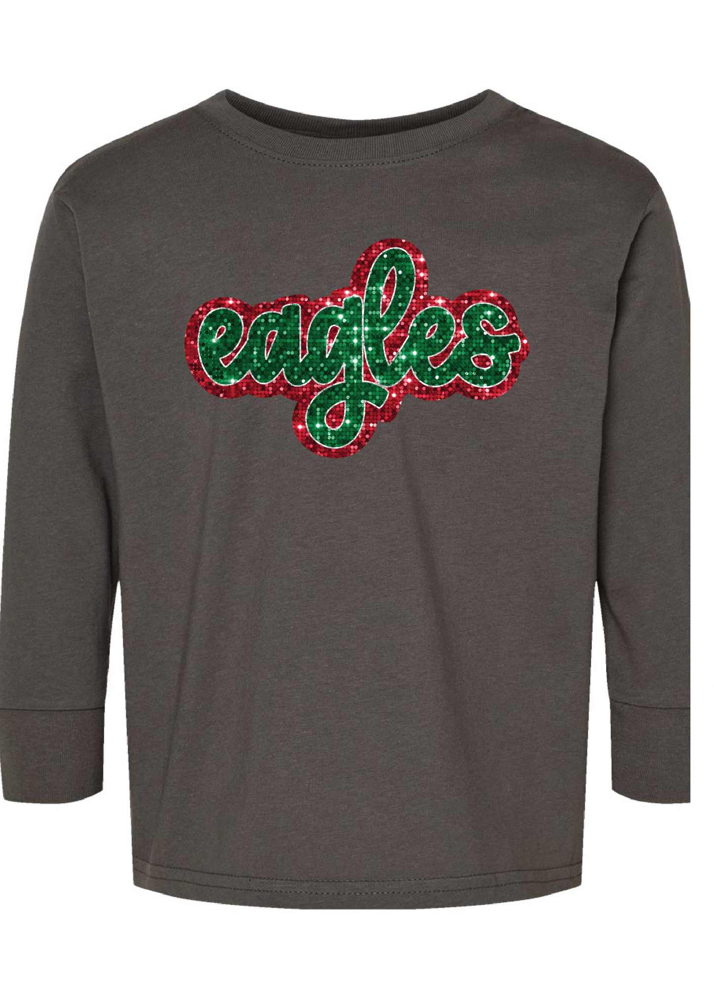 Eagles Christmas Faux Glitter Long Sleeves