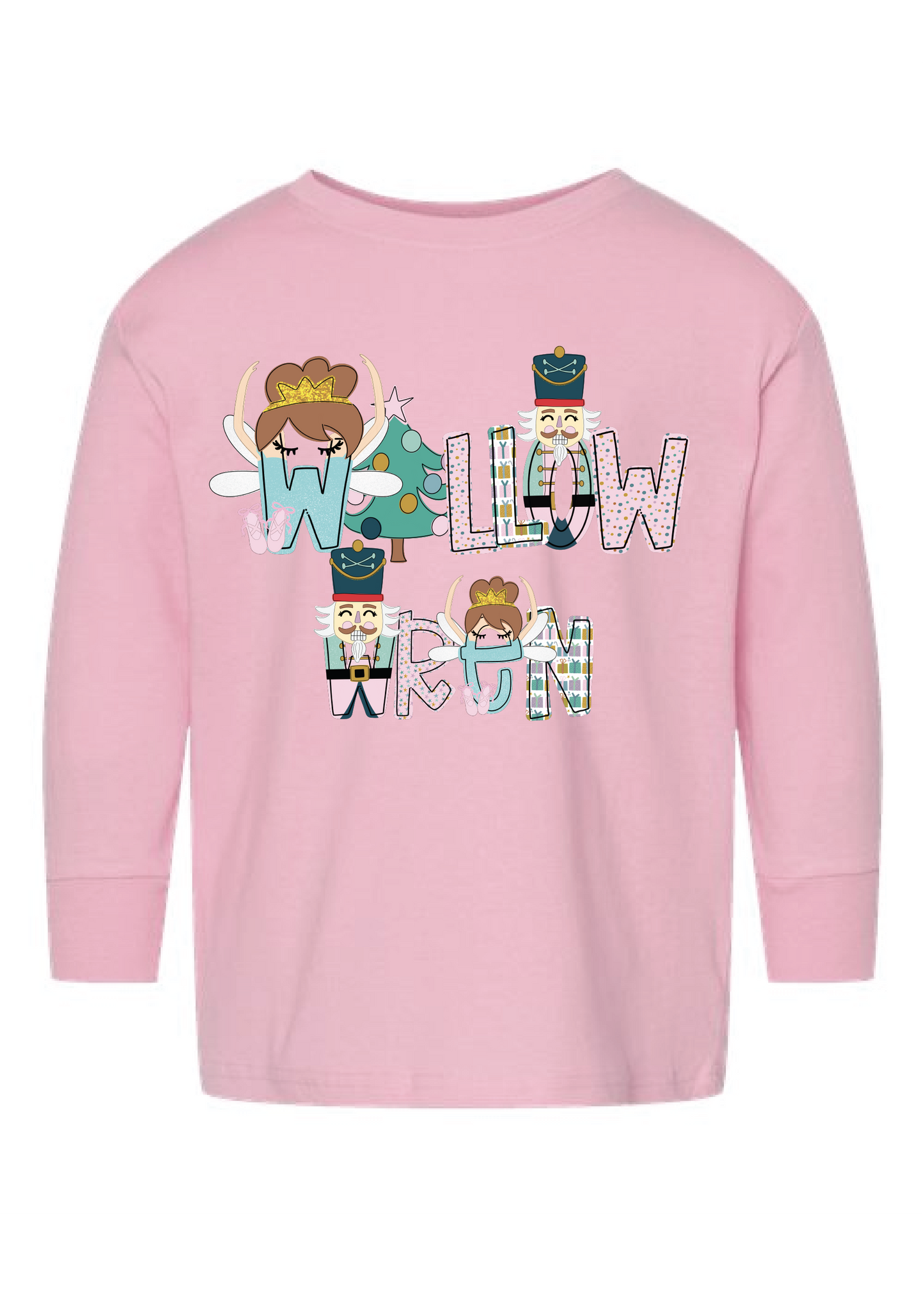 Nutcracker Name Doodle Long Sleeve tee