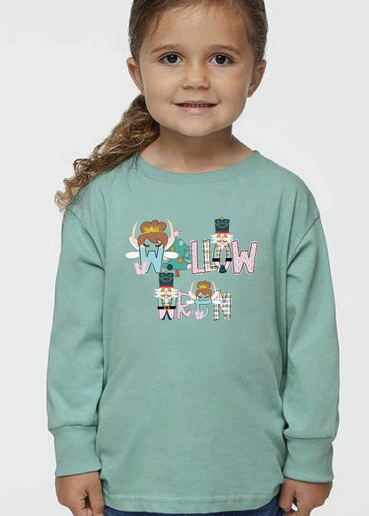 Nutcracker Name Doodle Long Sleeve tee