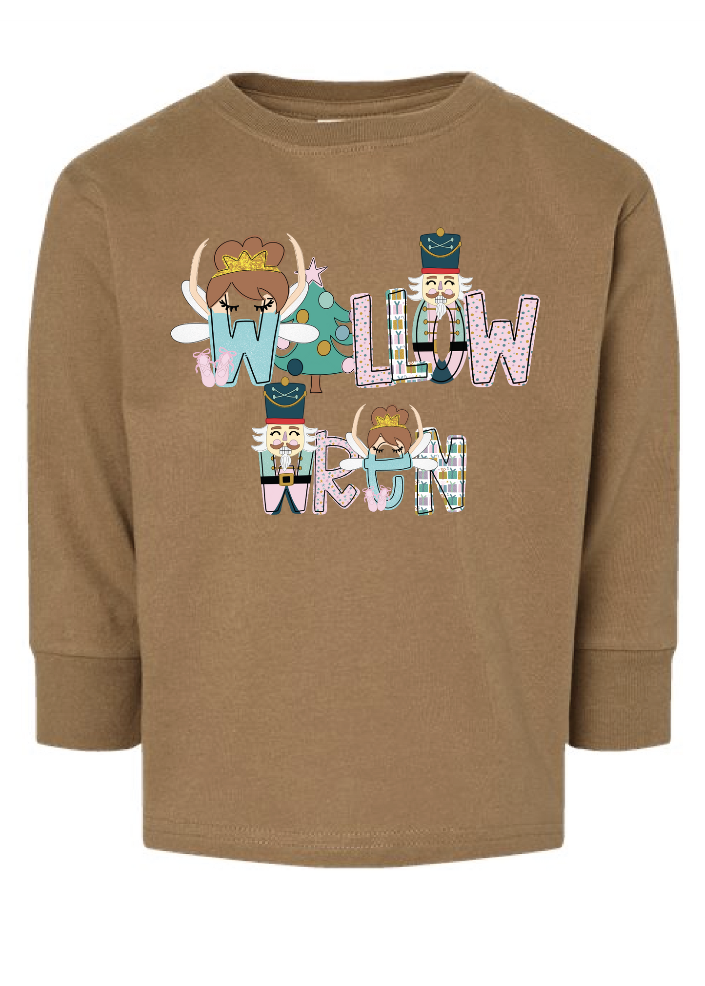 Nutcracker Name Doodle Long Sleeve tee