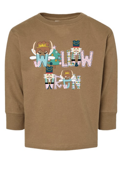 Nutcracker Name Doodle Long Sleeve tee