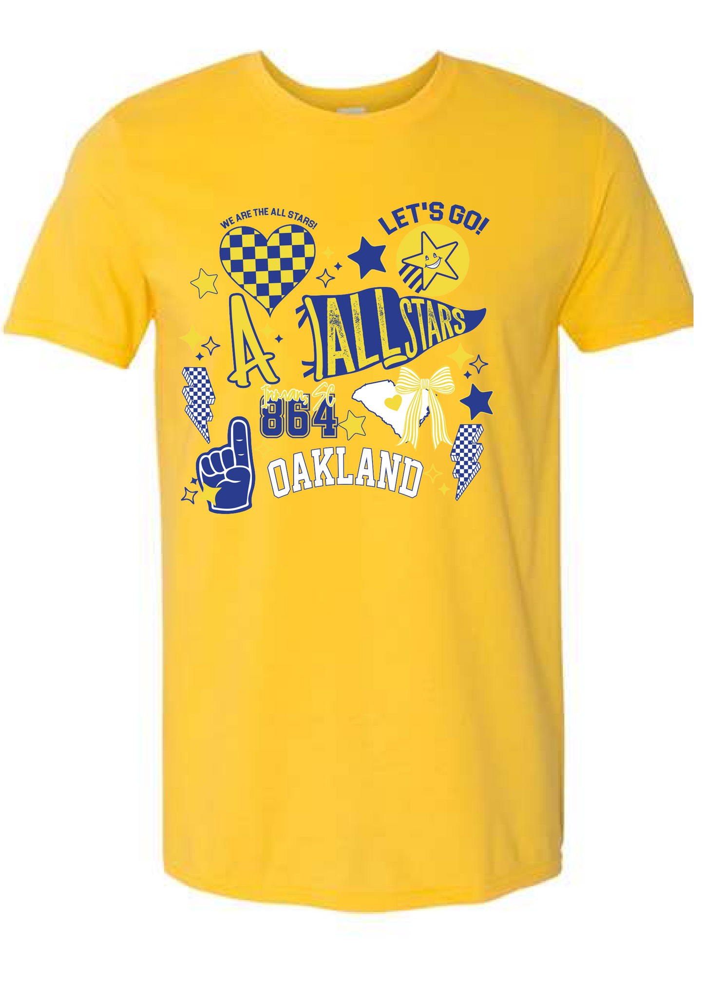 Oakland Allstars #1 FAN Collage Tee
