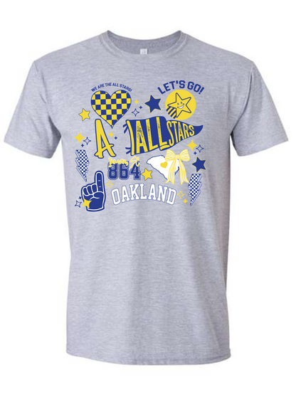 Oakland Allstars #1 FAN Collage Tee