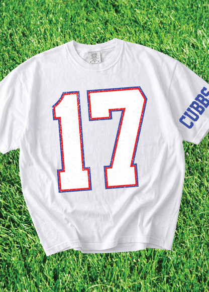 OVERSIZED NUMBER COMFORT COLOR TEE
