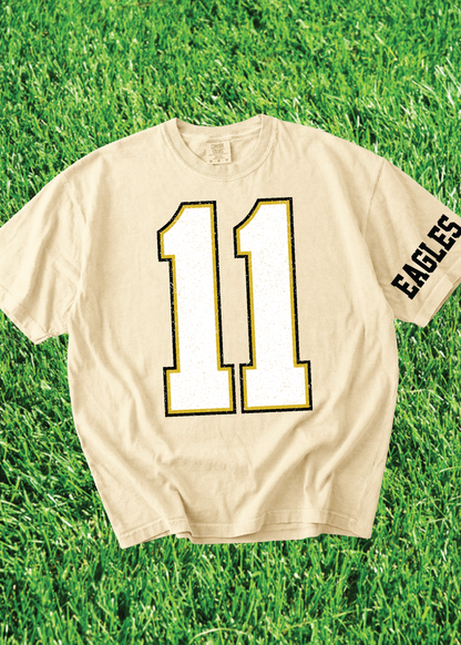 OVERSIZED NUMBER COMFORT COLOR TEE