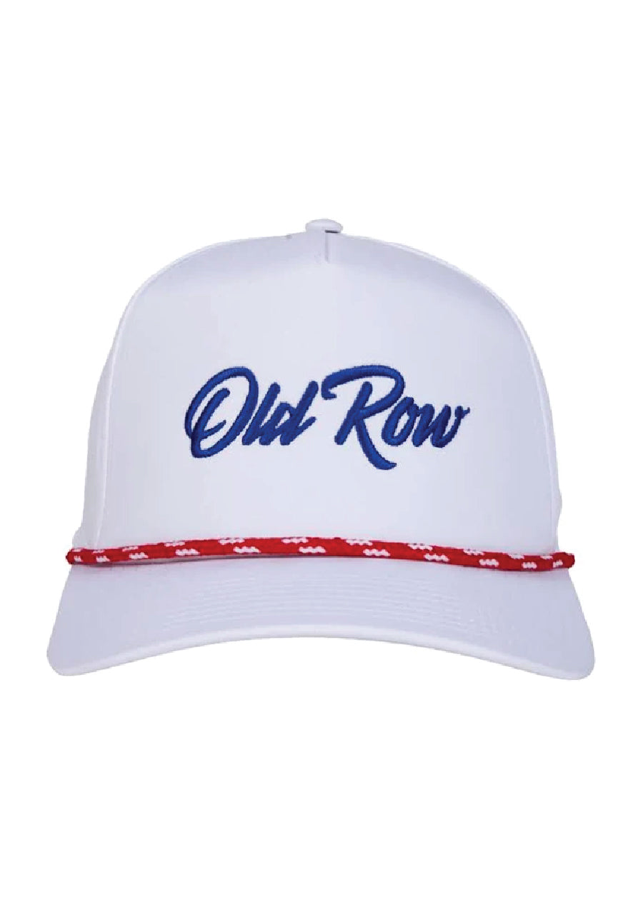 Old Row Script Rope Hat